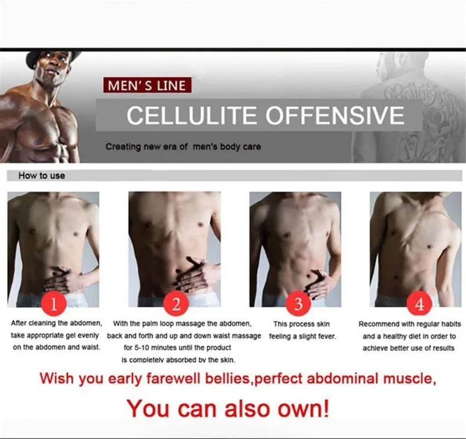 Aichun Beauty Eight Pack Abdominal Essential Oil for Men Strong Belly Burning Muscle Fat Remove Renews Skin Weight Loss Slimming Oil