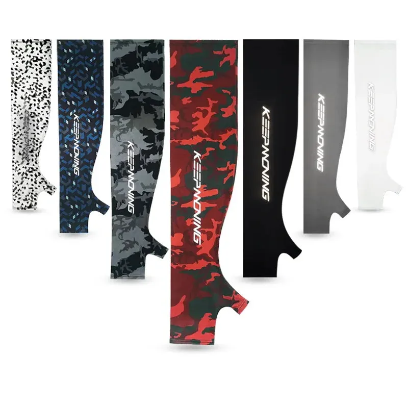 Camouflage Cycling Arm Sleeves for Sun Protection