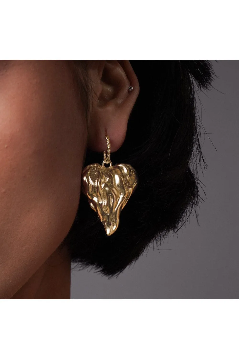 Cardi Earrings - Gold Tone