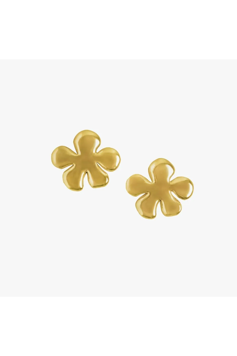 Flora Studs - Gold Tone