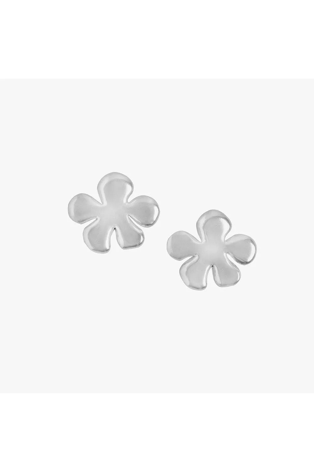 Flora Studs - Silver Tone