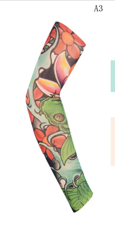 Flower arm tattoo sunscreen sleeve