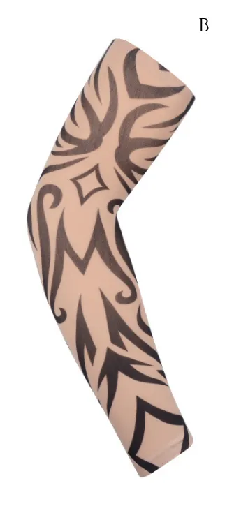 Flower arm tattoo sunscreen sleeve