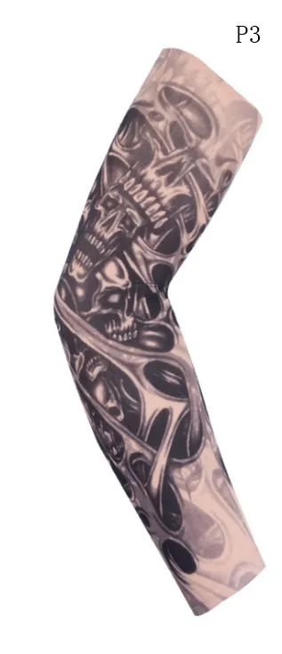 Flower arm tattoo sunscreen sleeve