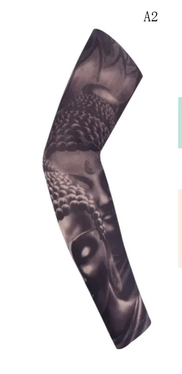 Flower arm tattoo sunscreen sleeve