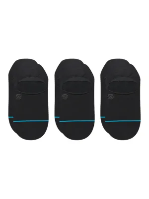 Icon No Show Sock 3 Pack - Black