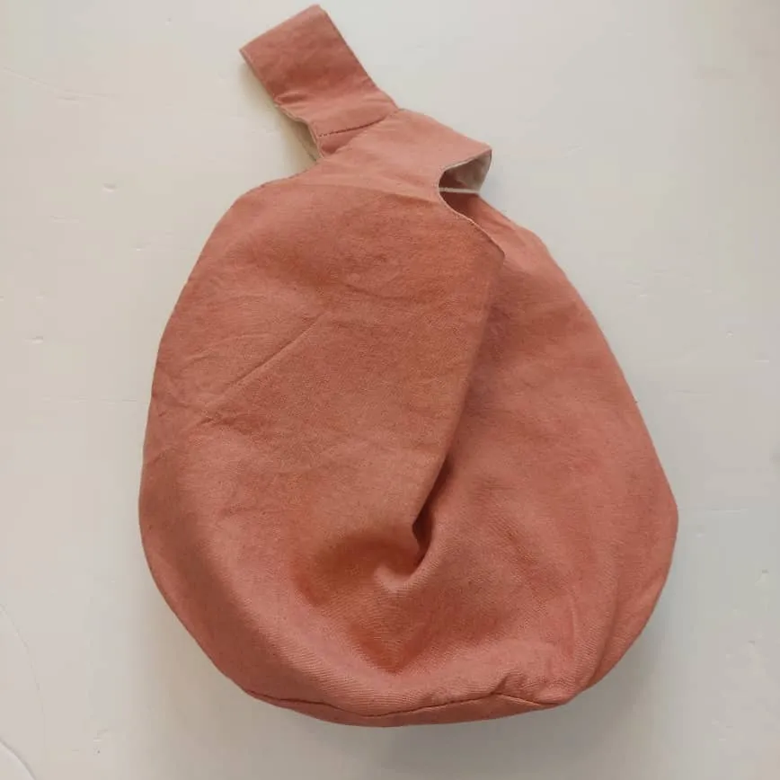 MUNI Calico Knot pouch