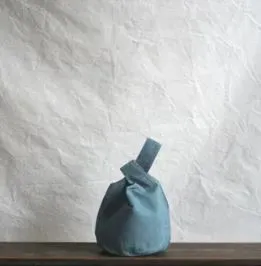 MUNI Calico Knot pouch