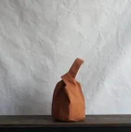 MUNI Calico Knot pouch