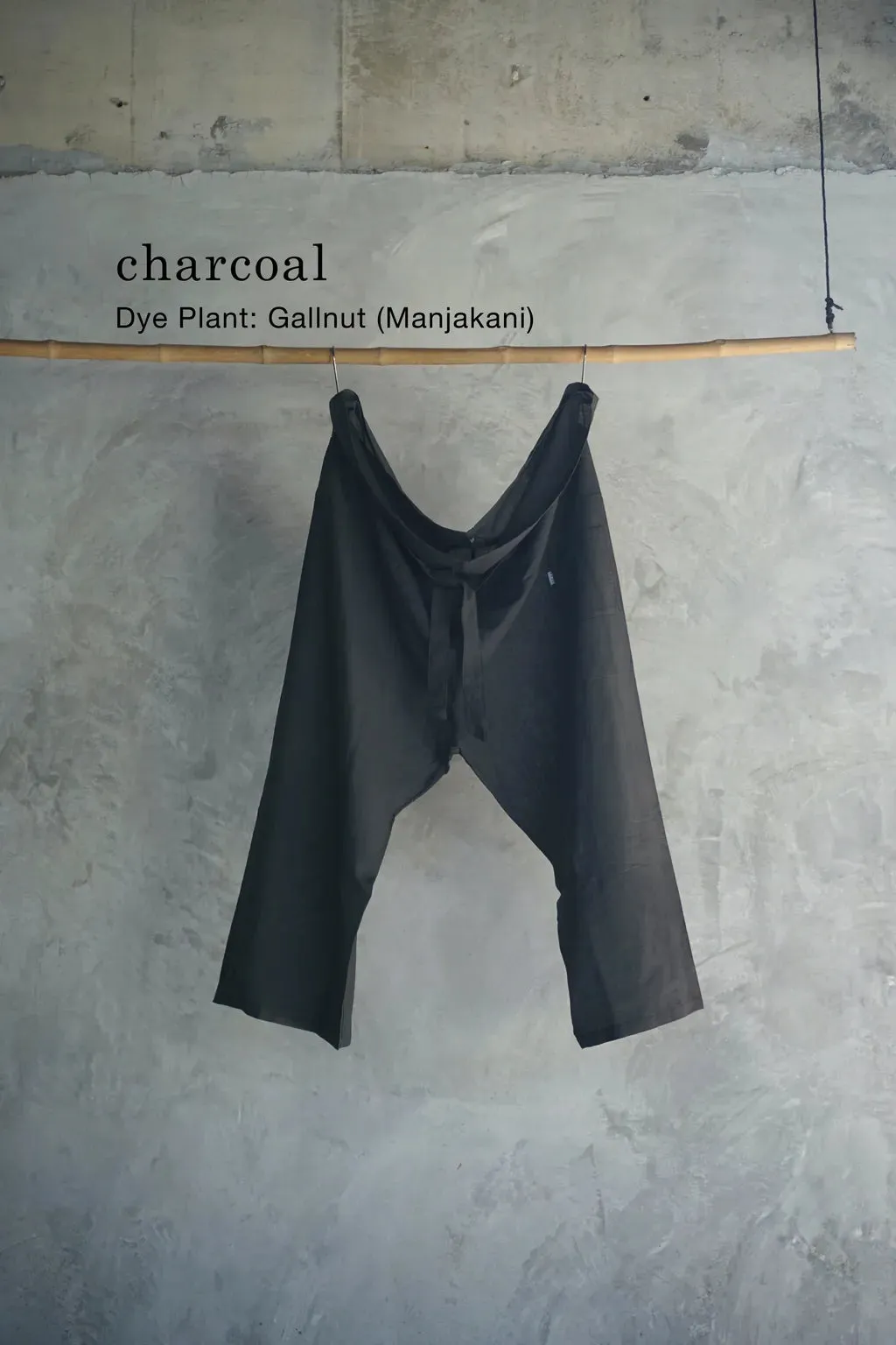MUNI Fisherman pants (Charcoal)