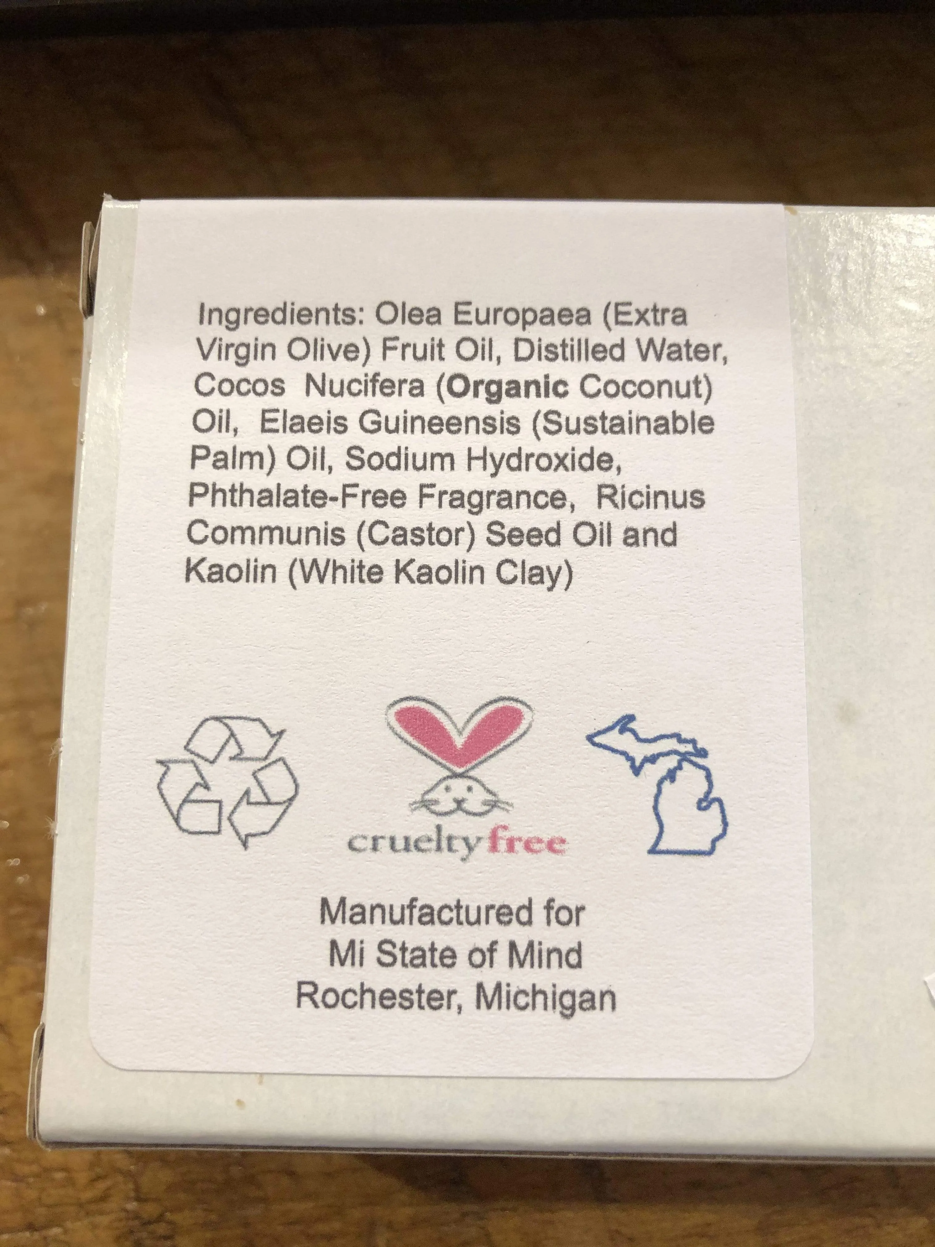 Organic Handmade Soaps (5 scents)