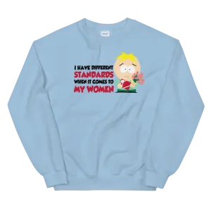 South Park Butters Different Standards Fleece Crewneck Sweatshirt