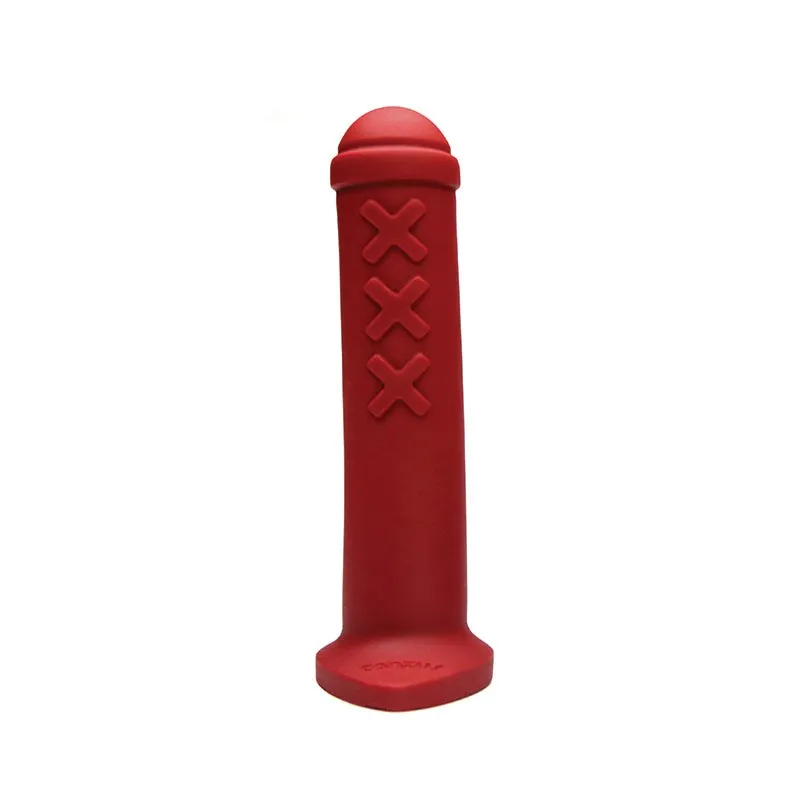 Compact Tantus Amsterdam Junior Silicone Dildo - Vibrant Ruby Red